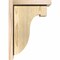 Ekena Millwork Del Monte Rough Sawn Corbel w/Backplate, Douglas Fir, 8"W x 10"D x 14"H COR08X10X14DEL01RDF - alternate 4